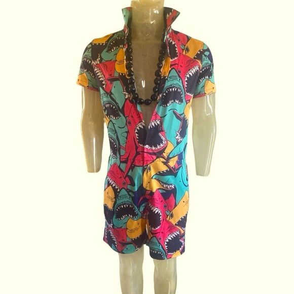 Shark Attack Romper - Picture 5 of 12